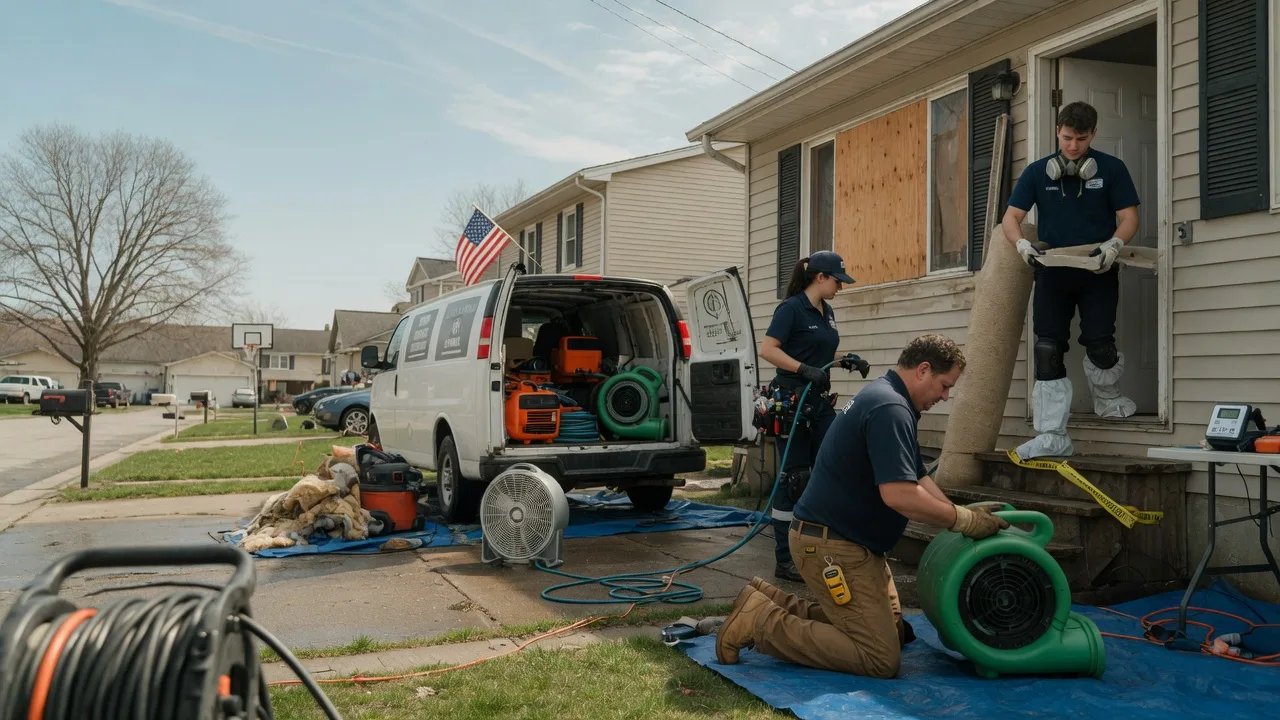 Water Damage Restoration in Cardington, OH near me